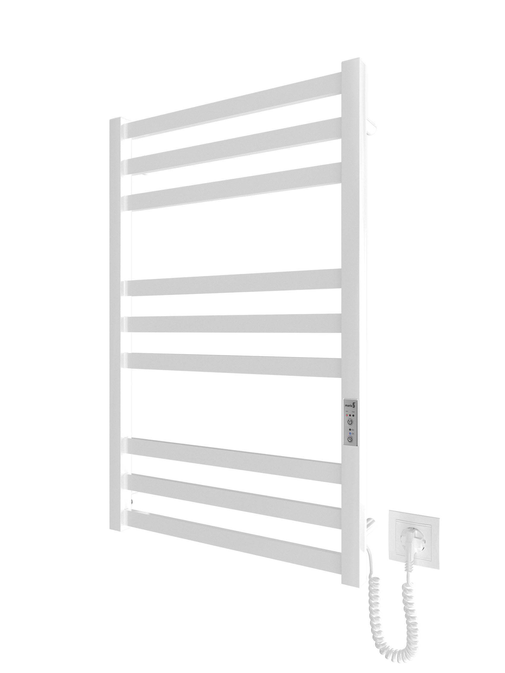Електрична рушникосушарка Чикаго-І 800х500/80 TR K білий глянець