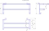 Полиця HF Sheffield 520x204 (білий мат) 5
