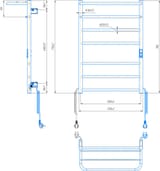 Електрична рушникосушарка Home-I 770х530/240 TR K 4