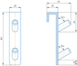 Гачок для рушникосушарки Mario Inox 5