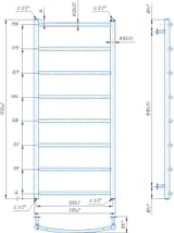 Водяна рушникосушарка Inox Класік HP 1170х530/500 (Сатин) 4