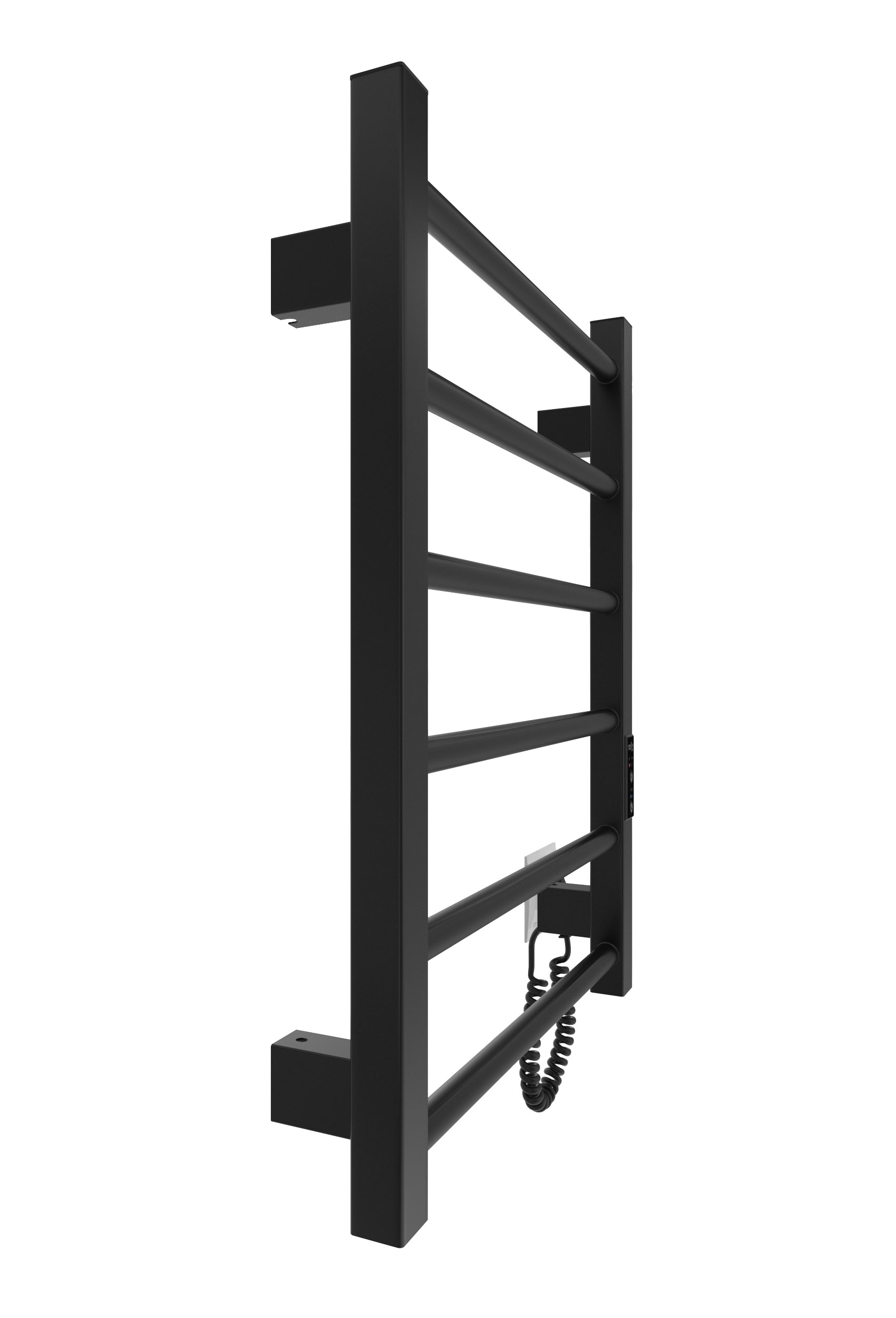 Електрична рушникосушарка HF Leeds 570x430 чорний мат 3