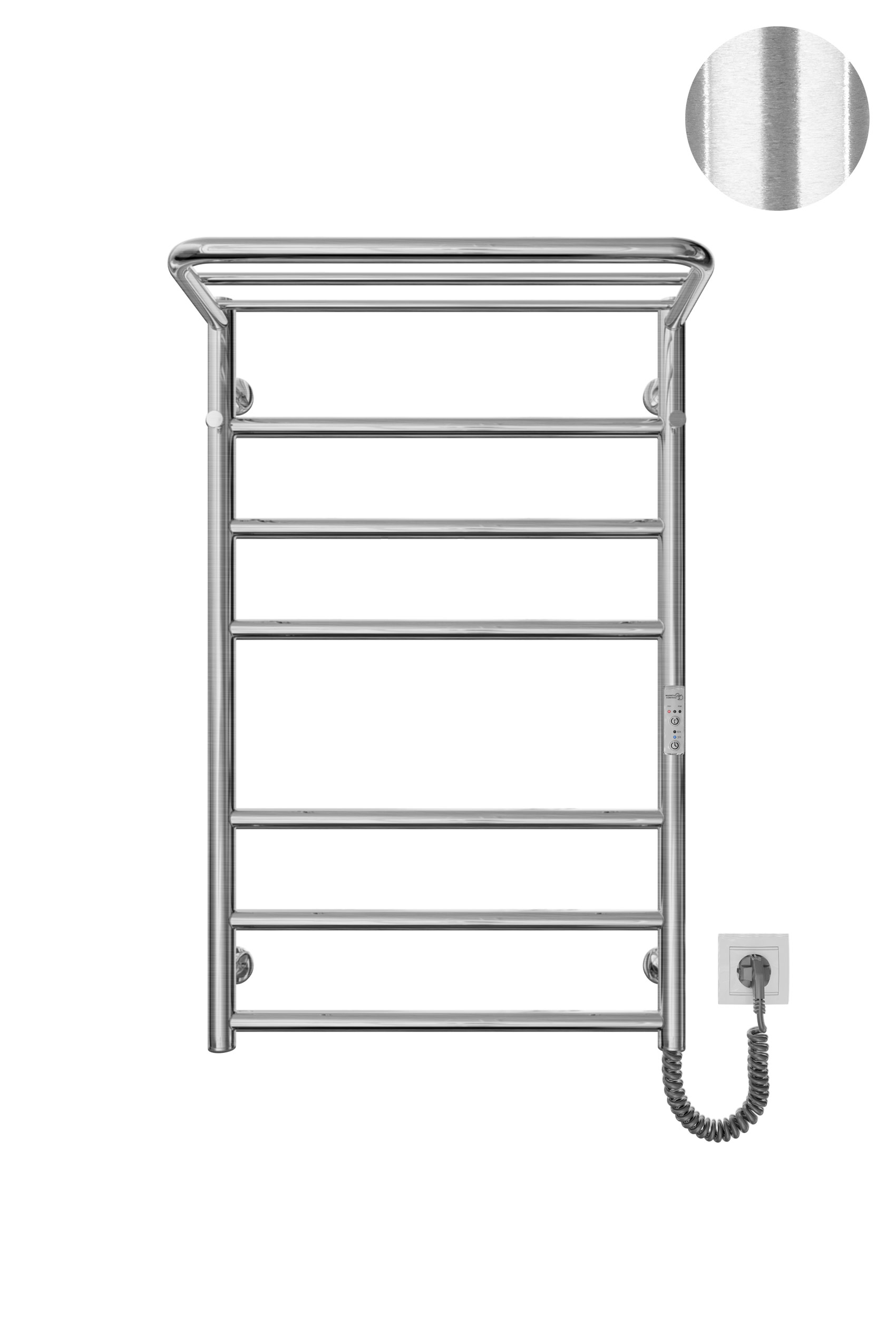 Електрична рушникосушарка Home-І 770х530/240 TR К покриття сатин 1