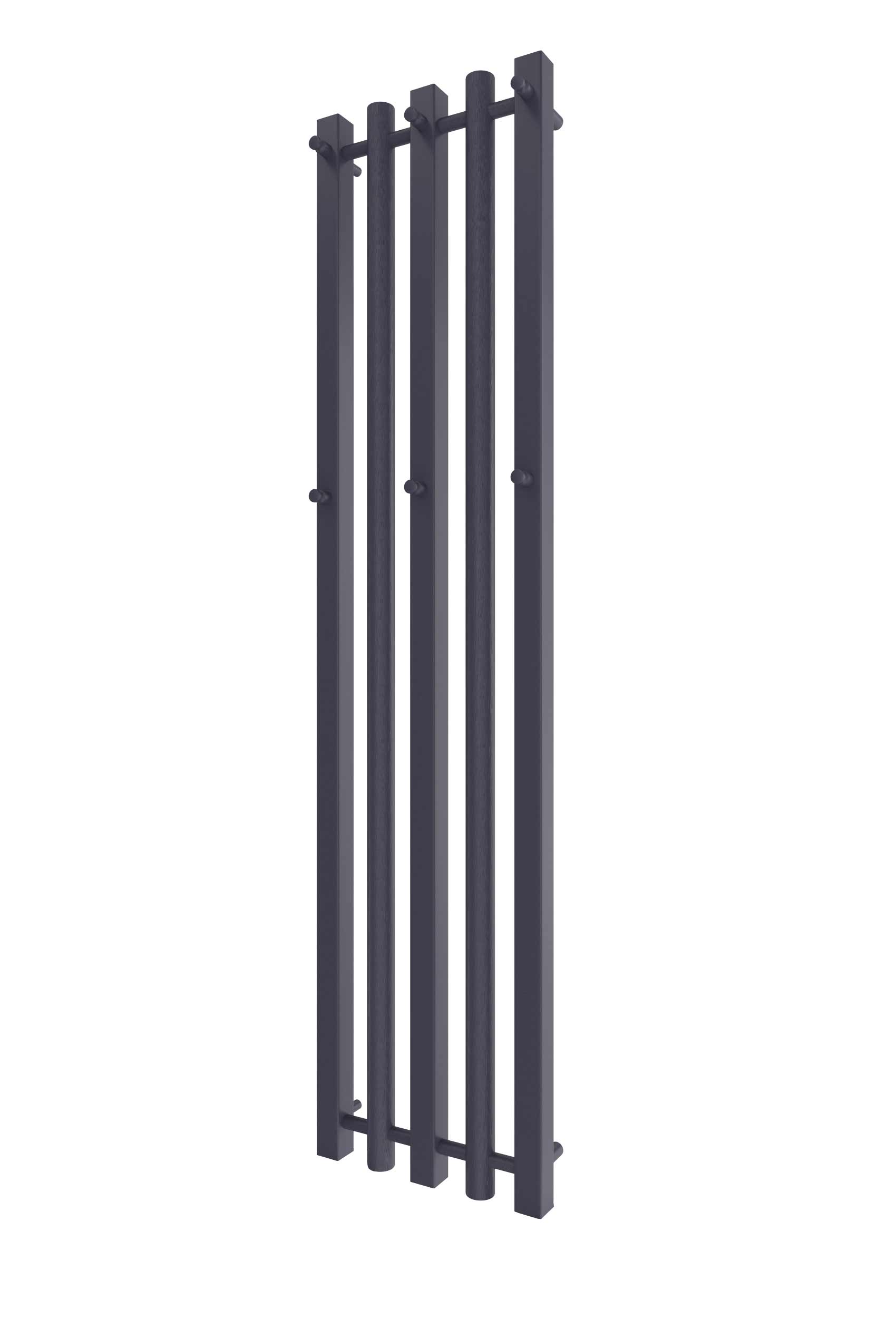 Водяна рушникосушарка Inox Бітуб 1490х360/320 графіт